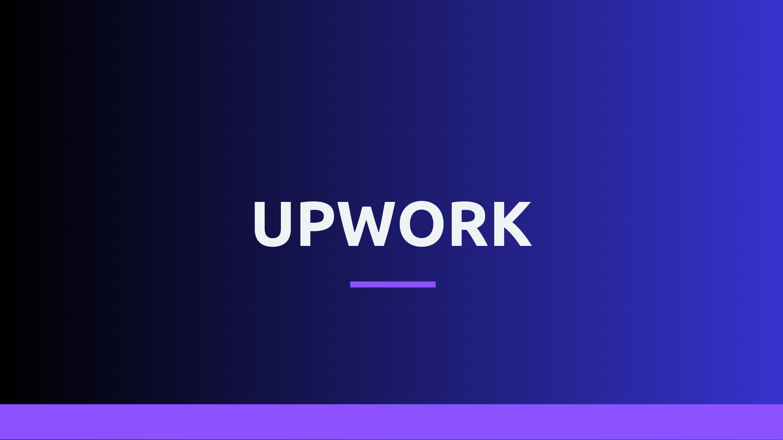 কিভাবে Upwork গিগ বানাবেন