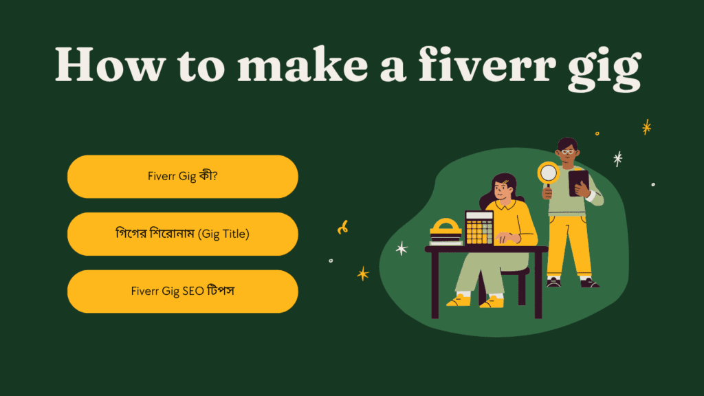 Fiverrগিগ কিভাবে তৈরি করবেন